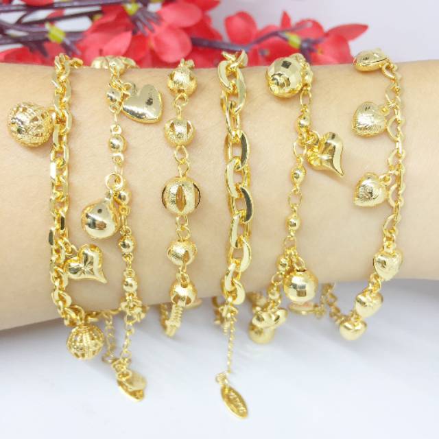 PAKET ORDER CUSTOM / GROSIR PERHIASAN MURAH Xuping Gelang Kalung Anting