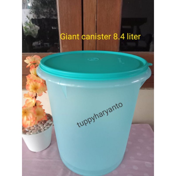 Tupperware toples besar Giant canister flower canister 8,4 liter toples krupuk