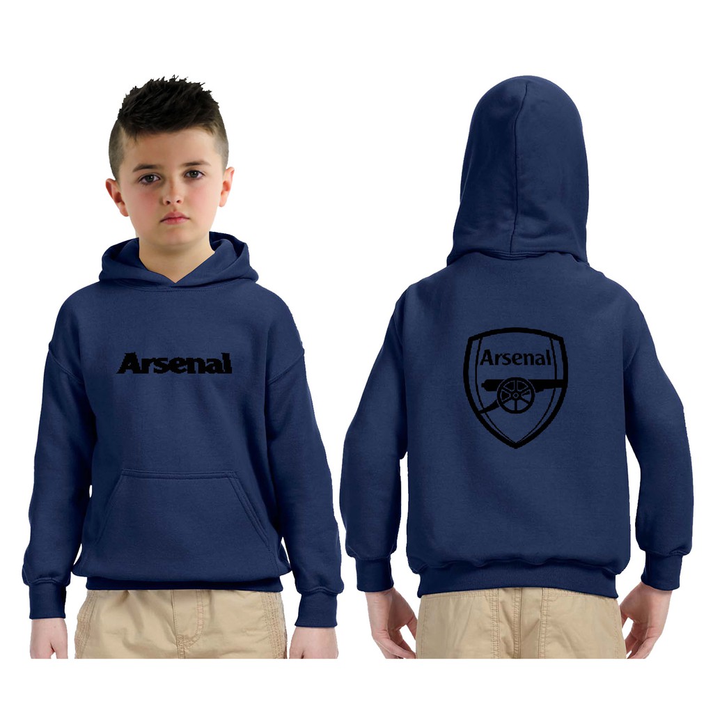 Jaket Hoodie anak Arsenal Jaket team bola Bahan Premium