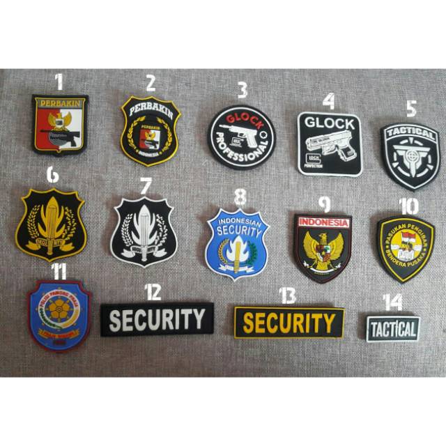 PATCH RUBBER TEMPELAN KARET VELCRO 2