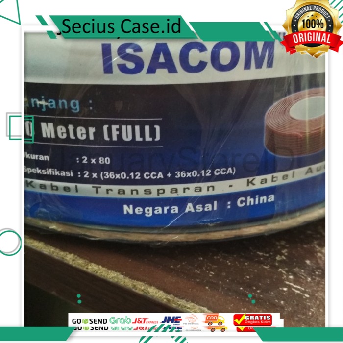 KABEL STEREO AUDIO SPEAKER ISI 2 VISICOM ECERAN METERAN