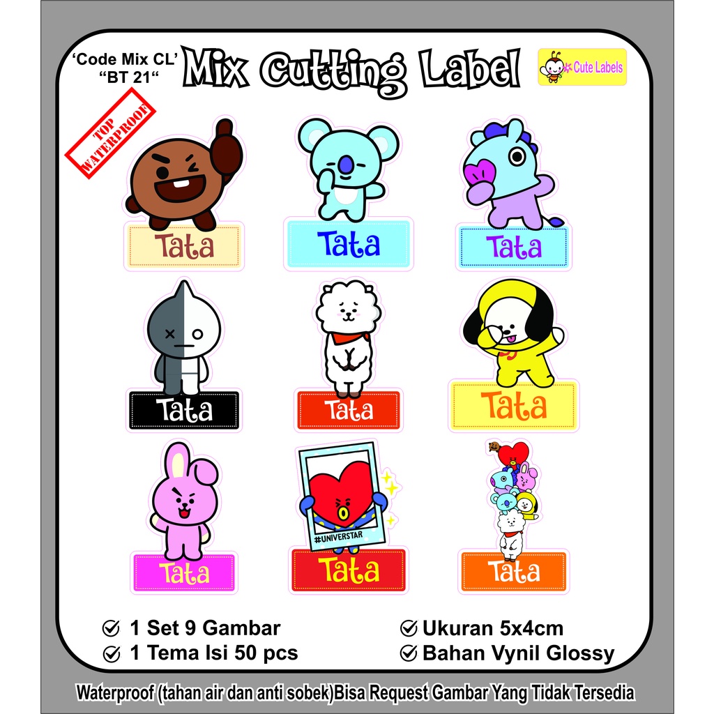 

Mix Cutting Label BT-21