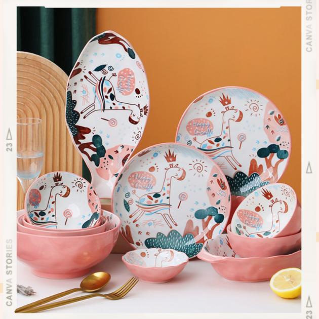 Piring Cantik Piring Keramik Piring Set Piring Lucu