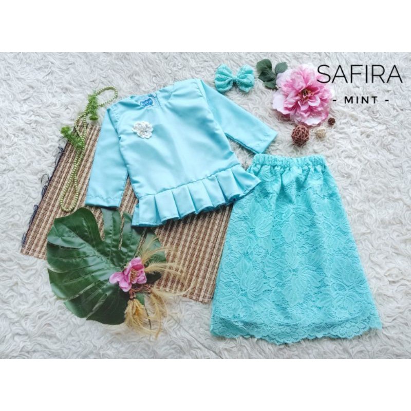 GAMIS ANAK & DEWASA /GAMIS COUPLE/ GAMIS SAFIRA/ WARNA MINT