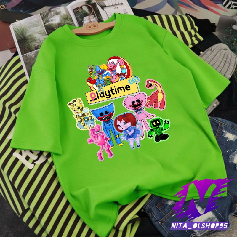 baju anka playtime kaos anak playtime kaos play time huggy wuggy free tulis nama