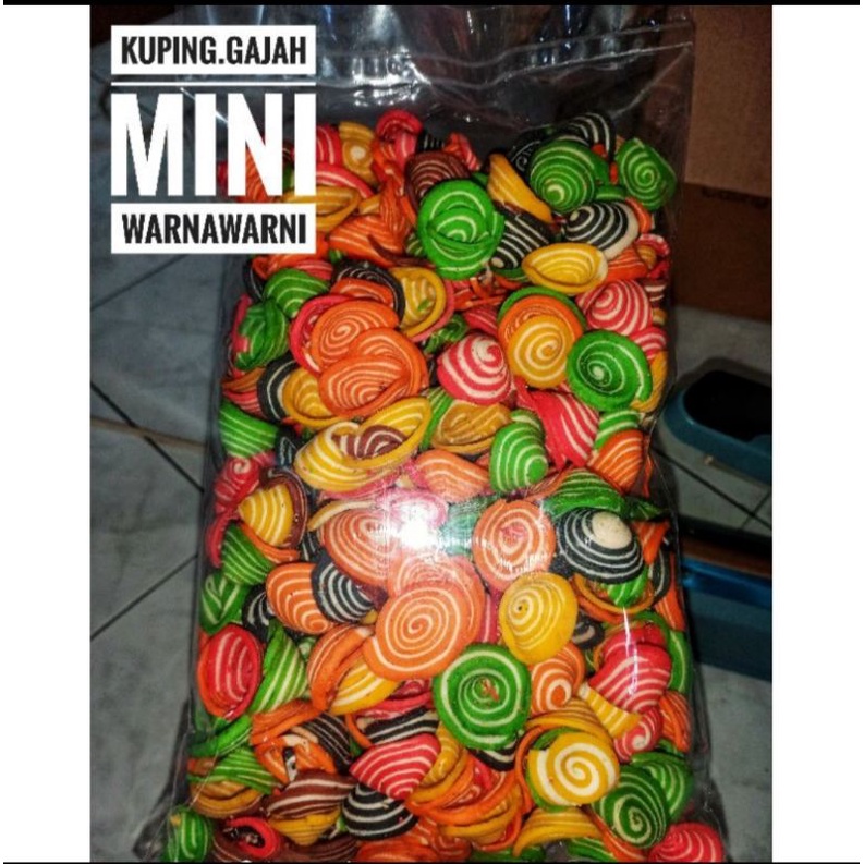 

kuping gajah rainbow 500gr