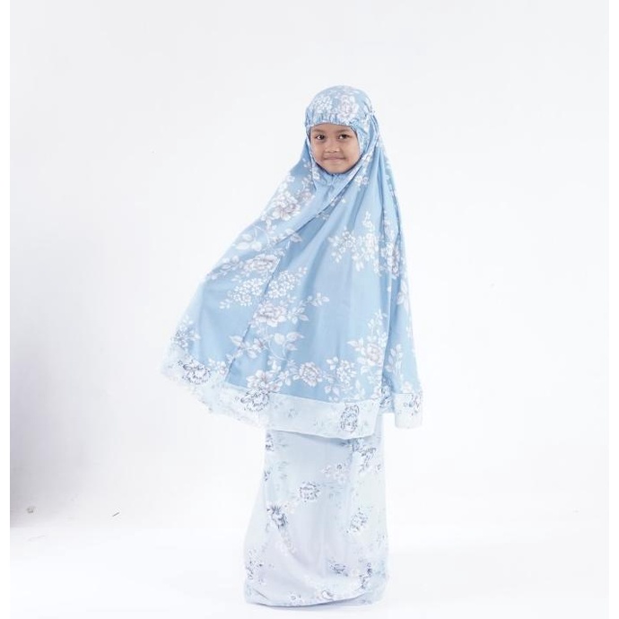 Mukena Anak Katun Jepang Pink Rh