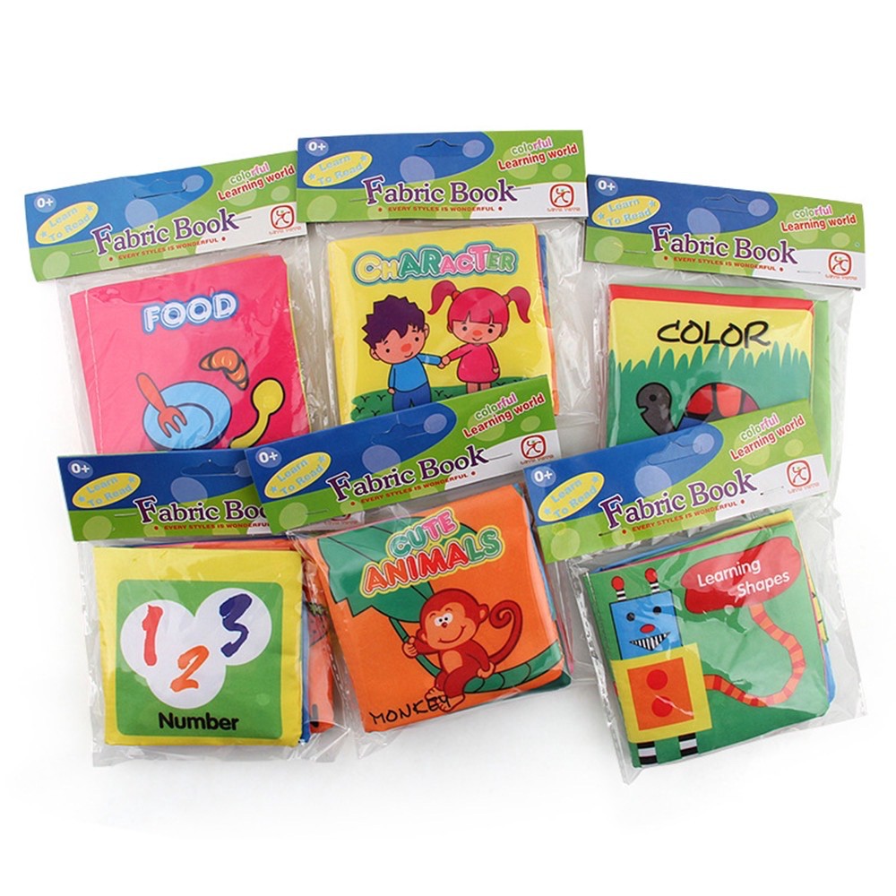 DK Mainan Buku Kain Anak / Cloth Book Fabric Edukasi Anak Bayi