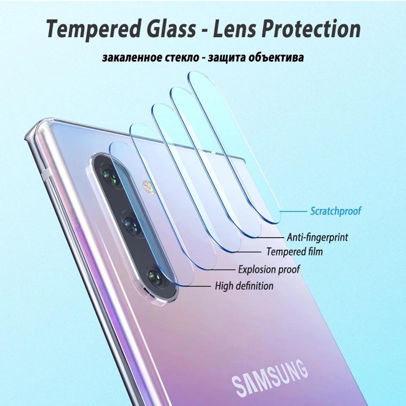 SAMSUNG S10 S10+ S20 ULTRA S20+ PLUS S20 FE NOTE 8 9 10 Tempered Glass Kamera Pelindung Lensa Camera Belakang