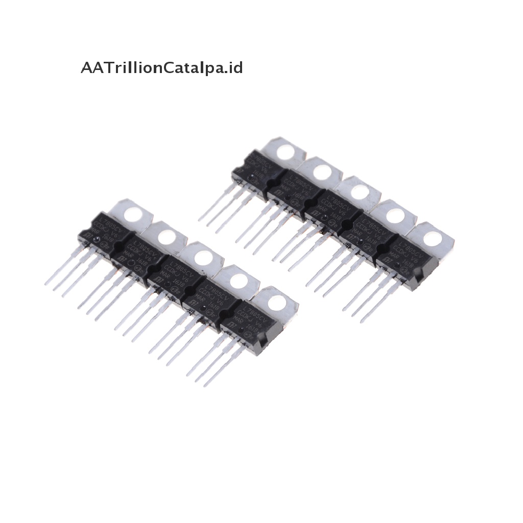 10 Pcs IC L7805CV L7805 TO-220 5V Voltage Regulator