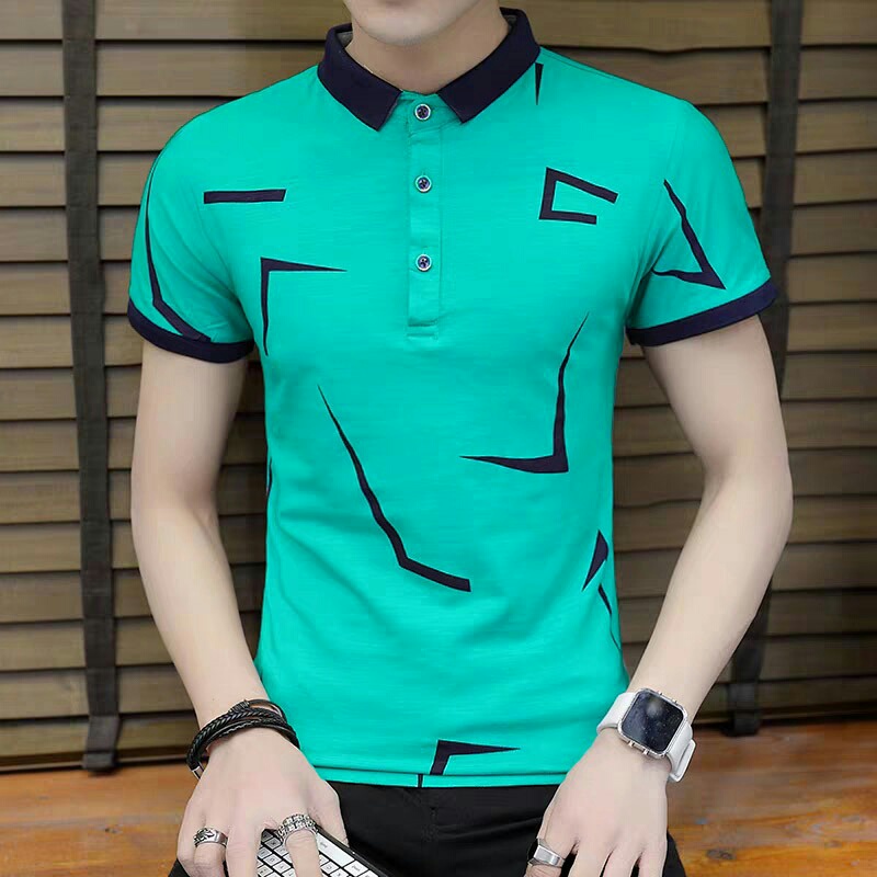 ZP Baju Pria Lengan Pendek Kaos Polo kerah wangky/Baju Kriss Terbaru