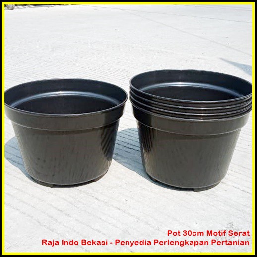 Pot 30 Hitam Pot Tanaman Hias Pot 30 Cm Hitam Tebal Murah Grosir Bibit Pot Bunga Pot 30 Murah Grosir