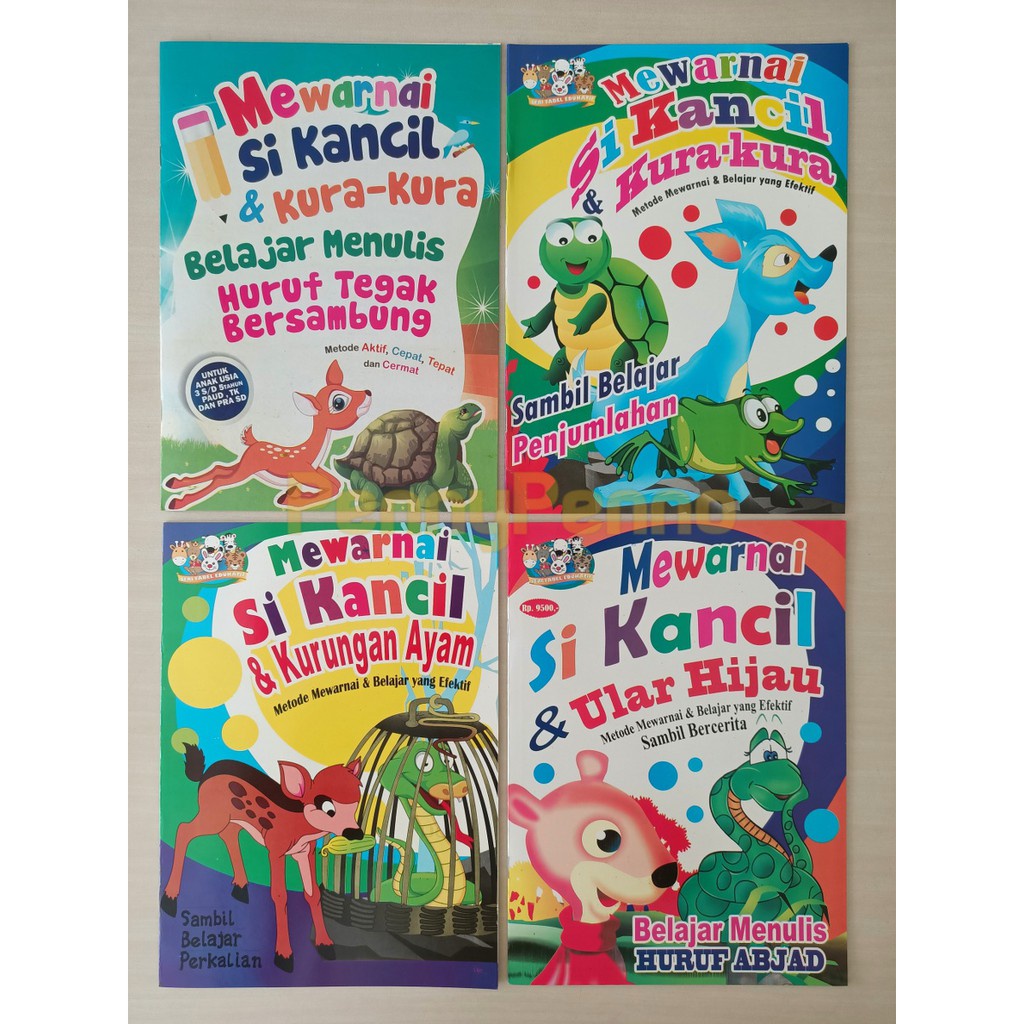 

JC - Buku Mewarnai, Belajar & Berhitung Model Binatang ( Uk. 28cm X 21cm)