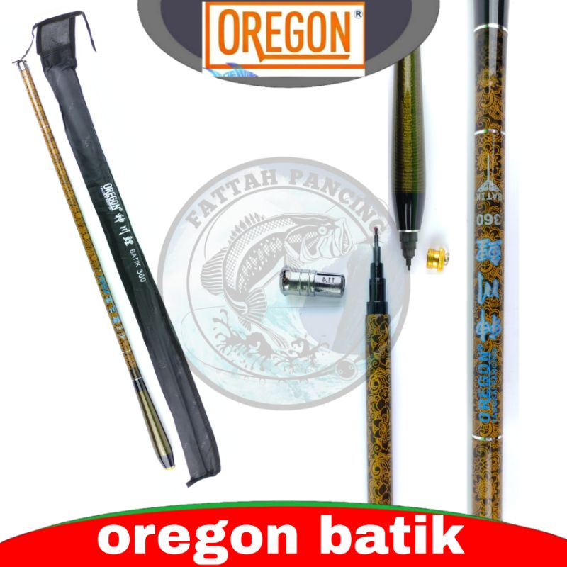 Joran Tegek Oregon Batik 360 450 540 Carbon Medium