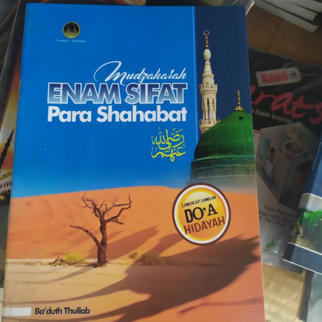 Buku saku mudzakaroh 6 sifat para sahabat/buku himpunan agama(ukuran kecil)