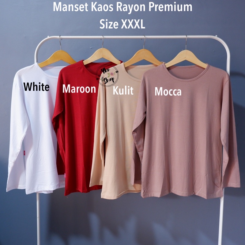 MANSET KAOS OBLONG PREMIUM Size XXXL