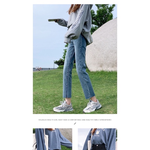 JEANS SKINNY STRAIGHT CUT IMPORT WANITA DENIM CELANA MX885