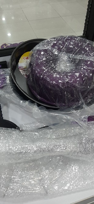 Wajan Tempura / Wajan Set Aluminium Teflon / Wok Set 30cm Supra - Ungu