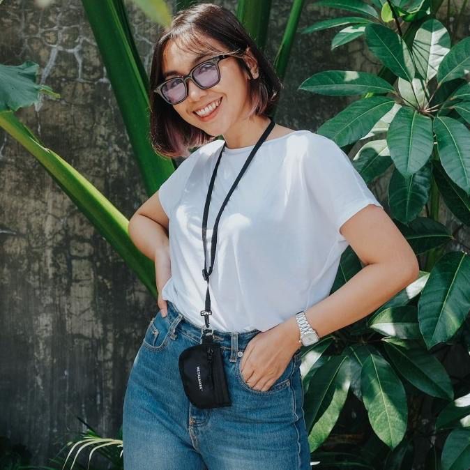 New Hanging Wallet METALMARK.TM Dompet Gantung Tali Layard Pocket Coin dan Kunci Dompet Kalung