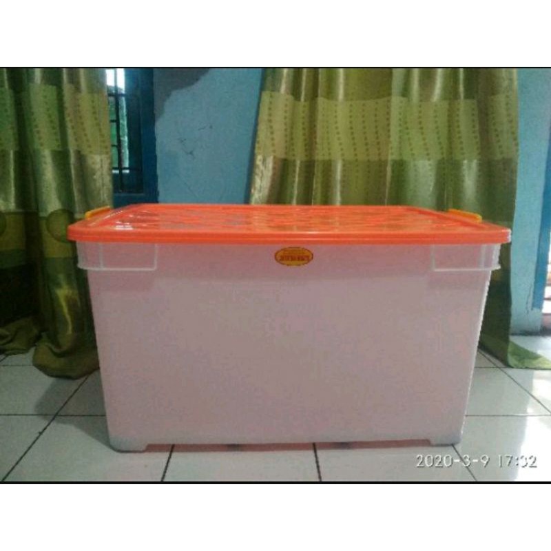 BOX CONTAINER SHINPO CB 195 EXTRA 195 LITER / KOTAK PLASTIK KONTAINER TEMPAT PENYIMPANAN SERBAGUNA