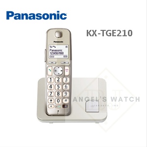 ANGELS WATCH  TELEPON WIRELESS/ TELEPON PANASONIC WIRELESS PANASONIC PHONE KX-TGE210 CAN BE USED HANDSET JACK 3,5'' ECO