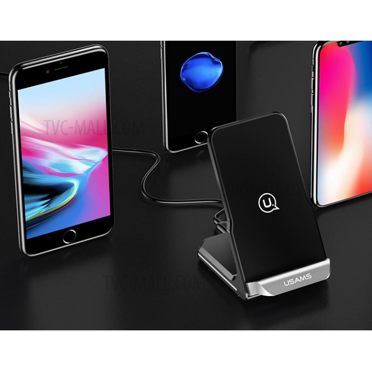USAMS Qi wireless charger PU leather original wireless charging