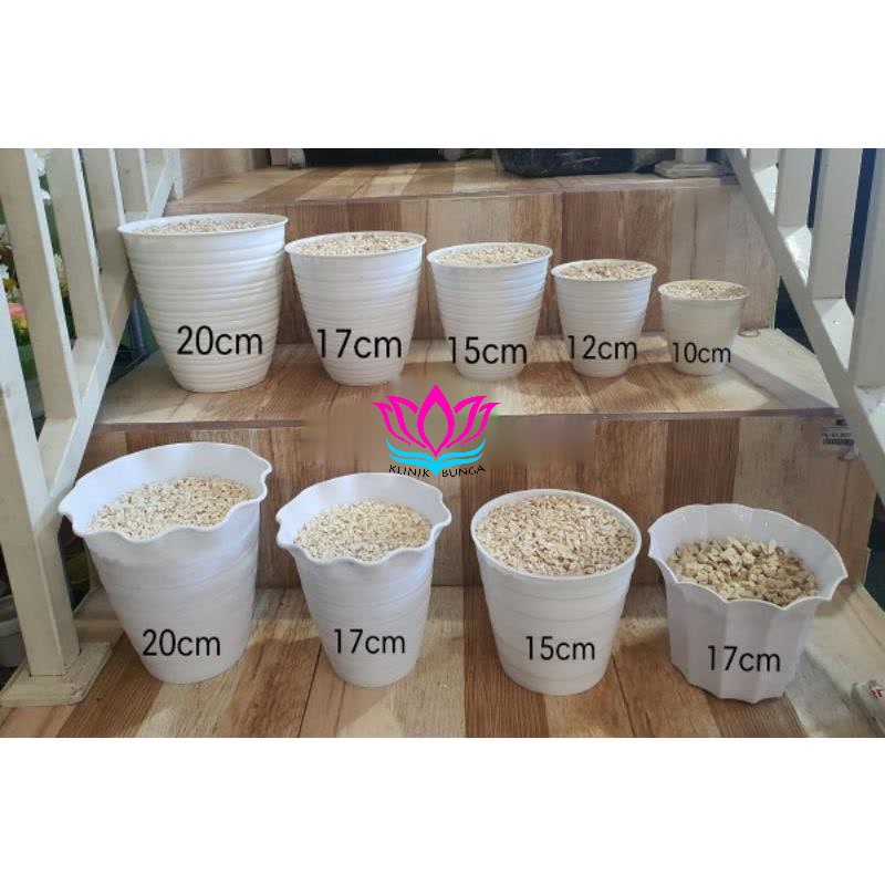 POT BUSA & BATU / Standing Pot instan tinggal pasang bunga