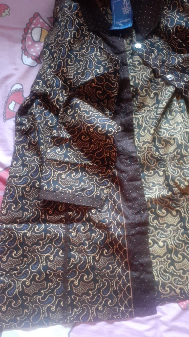 Atasan Batik Wanita Modern Kancing Depan Katun Halus, Jahit Rapih Original Batik Pekalongan