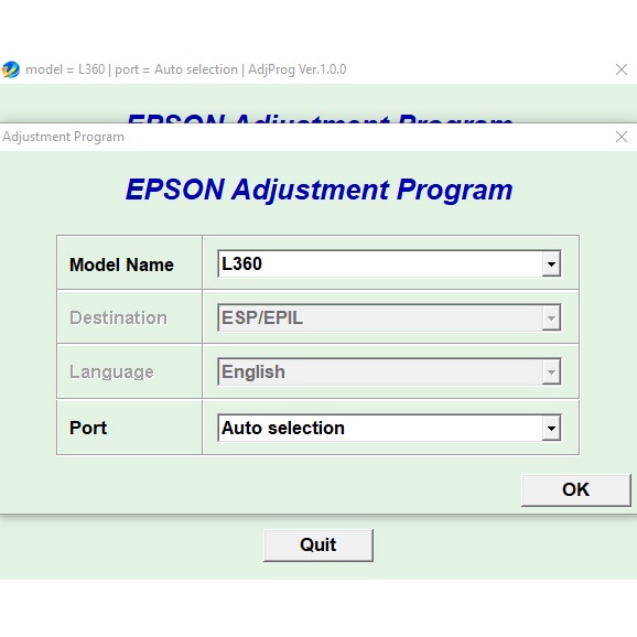 Software Resetter Epson L365--L360-L310-L220-L130 Original Full Version