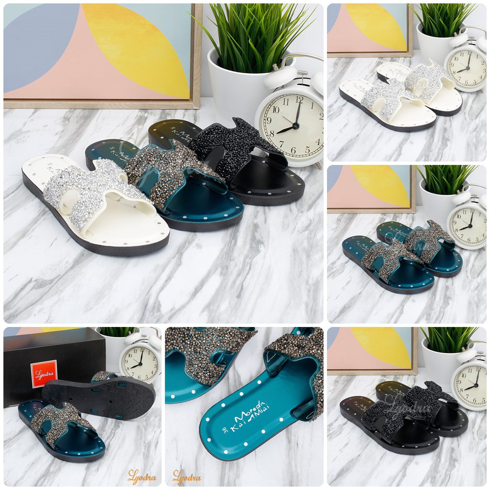 Yodra / Lyodra Cholee Flip Flop Jelly Shoes Import LDR904 Real Pict TANPA KOTAK