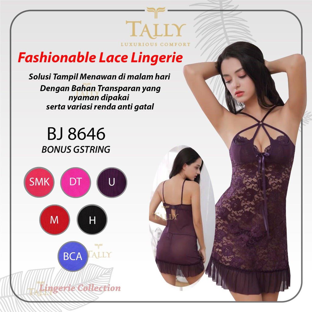 TALLY BAJU TIDUR / LINGERIE 8646 I FREE SIZE