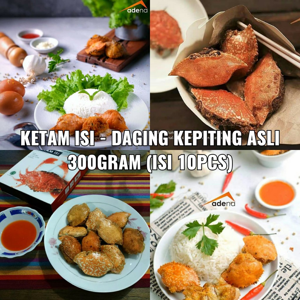 

Ketam Isi Adena - Khas Belitong - Ukuran S - Kepiting Asli - Original
