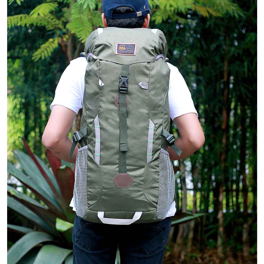 Justrue Cetus Tas Gunung 60 Liter Ransel Keril 60L Olive 916