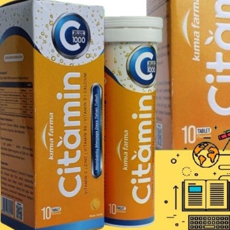 Citamin C PLUS 1000 MG isi 10 Tablet Effervescent