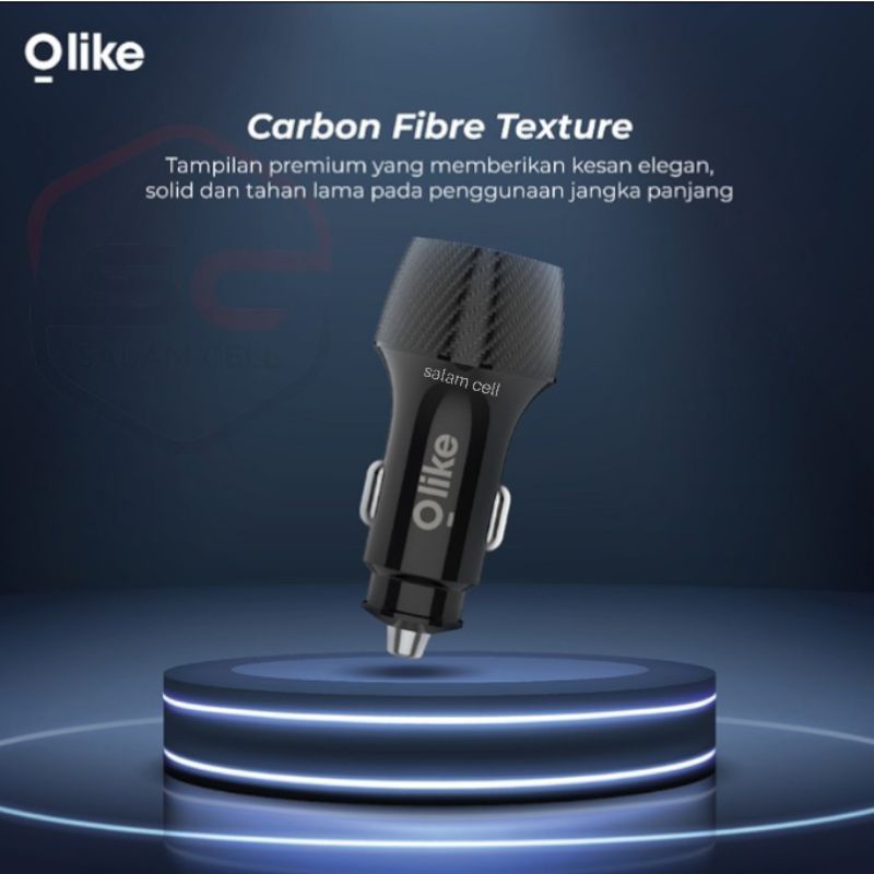 Charger Mobil/Motor OLIKE R2 Quick Charger Original Garansi Resmi