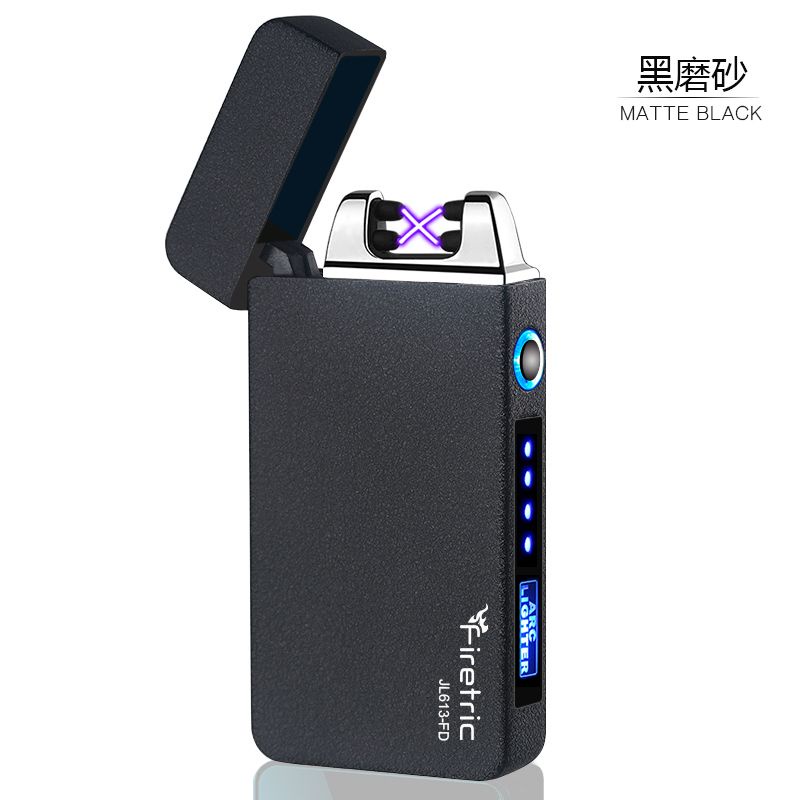 korek api elektrik plasma USB rechargetable double arc lighter