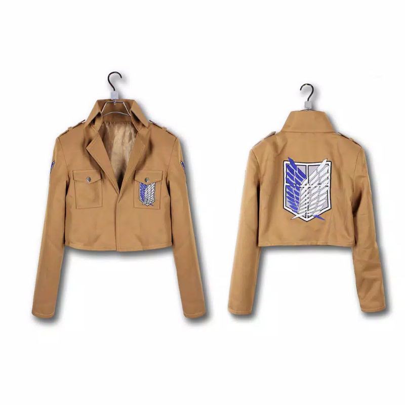 JACKET JAKET ATTACK ON TITAN SHINGEKI NO KYOJIN AOT SNK ARMIN MIKASA LEVI EREN ANIME CORPS SURVEY