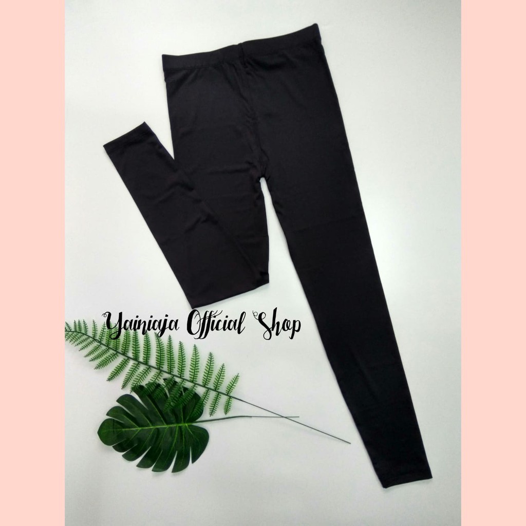 Celana legging Olahraga Wanita daleman muslimah Leggings Panjang Standart