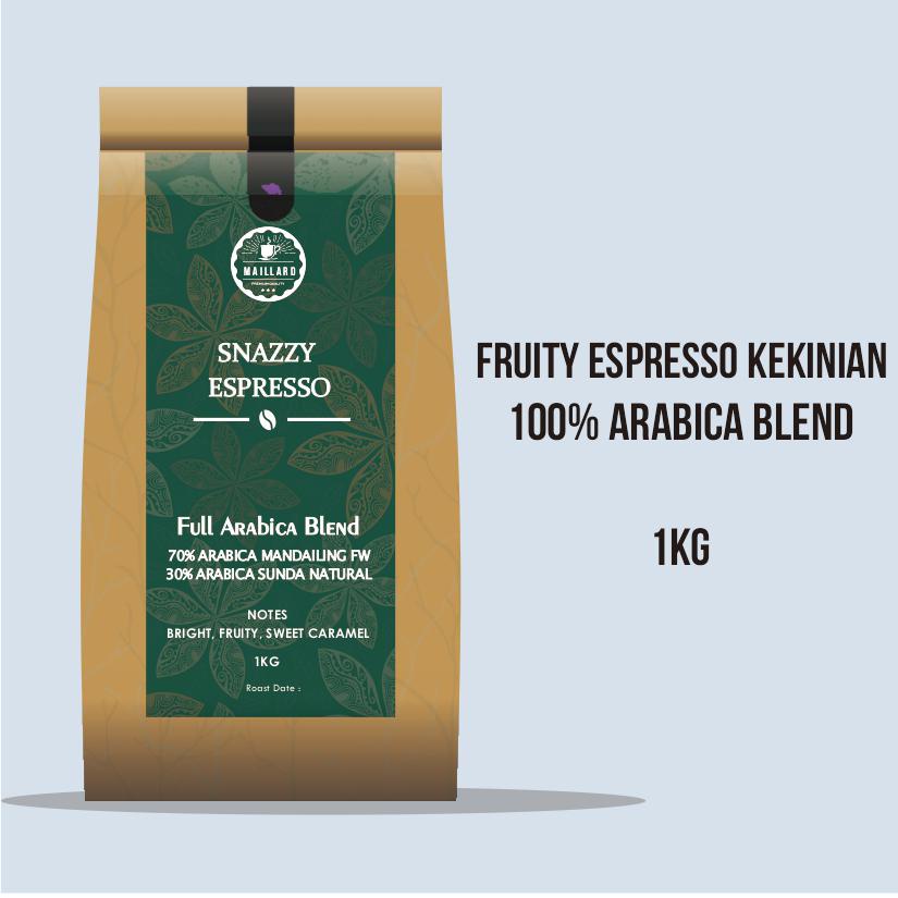 

SNAZZY ESPRESO BLEND KEKINIAN FULL ARABIKA 1KG