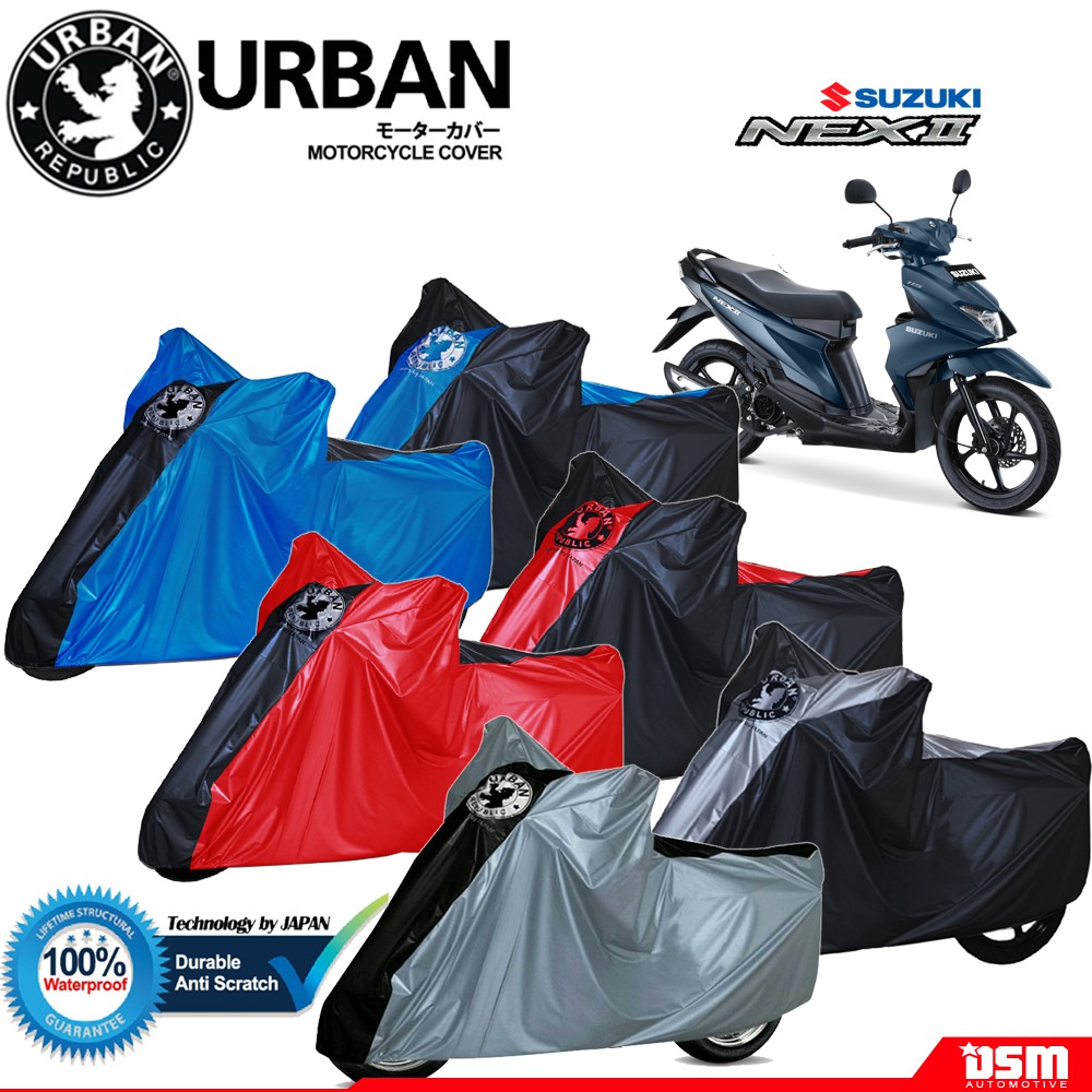 Urban / Cover Motor Suzuki Nex 100% Waterproof / Aksesoris Motor Nex / DSM