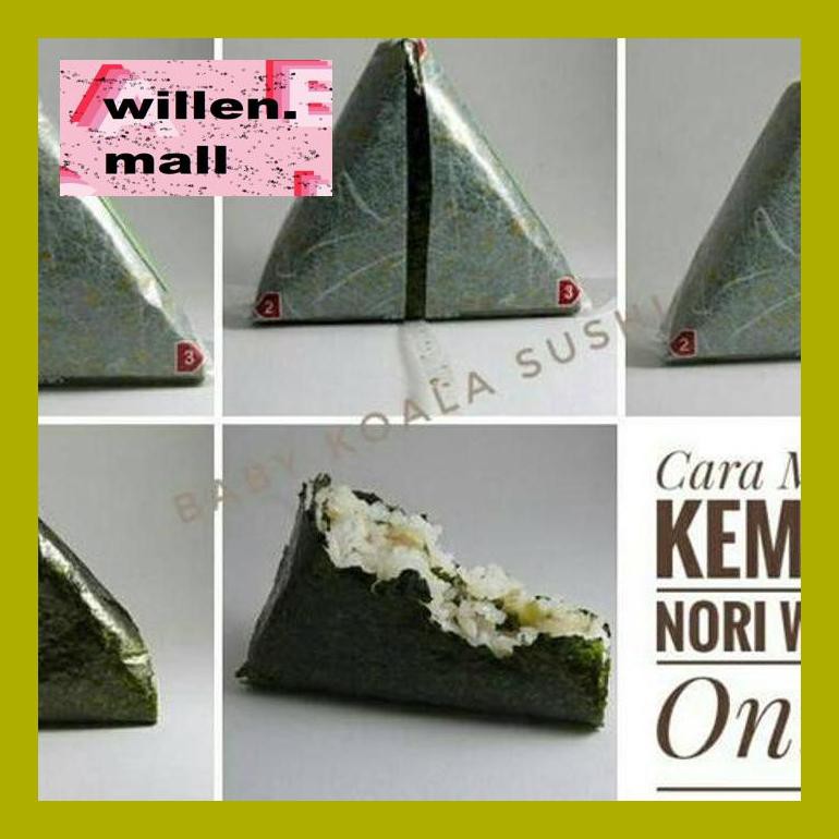 

Kak8Vitxd Nori Onigiri | Nori Wrapper Khusus Bungkus Onigiri Triangle S50K50A