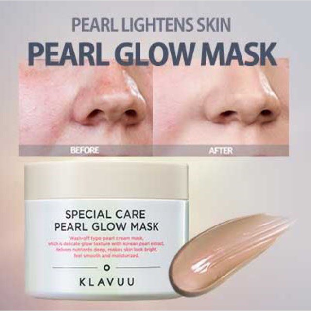 ❤️Glamouroseshop❤️ KLAVUU BPOM Special Care Pearl Glow Mask 100ml