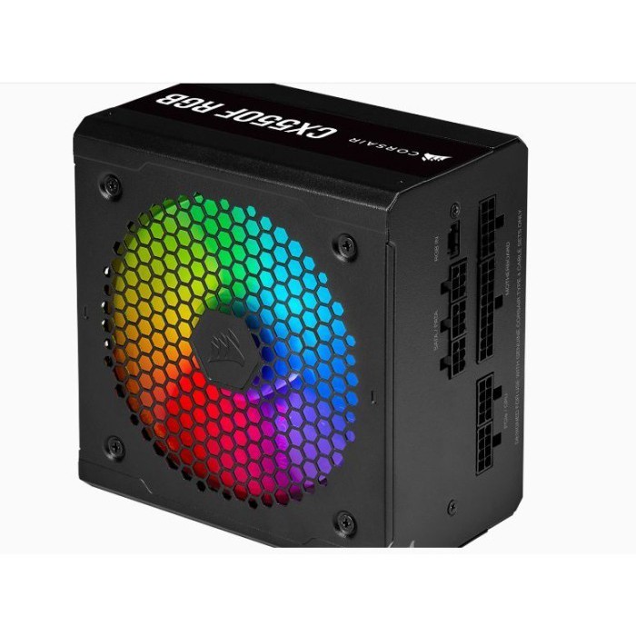 CORSAIR CX550F RGB BLACK - 550W 80+ BRONZE FULLY MODULAR