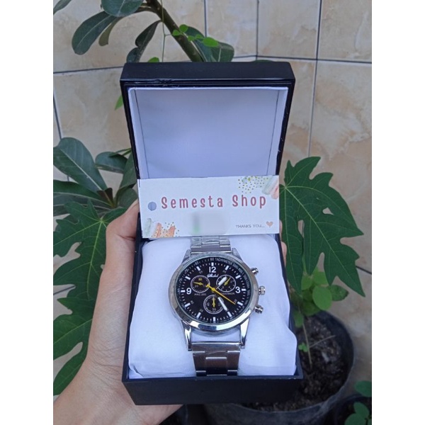 jam tangan pria analog digital free box dan batre cadangan || kado hampers ulang tahun cowok termurah