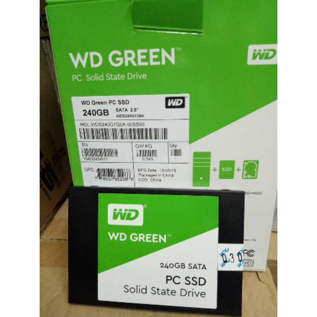 WD Green SSD 240GB 2,5inch SATA III 6Gb/s Resmi