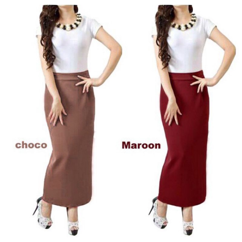 ROK SPAN PANJANG MAXI SKIRT ROK SPAN PANJANG span skirt scuba rok span panjang scuba maxi skirt bawahan rok kerja wanita panjang rok span scuba rok span