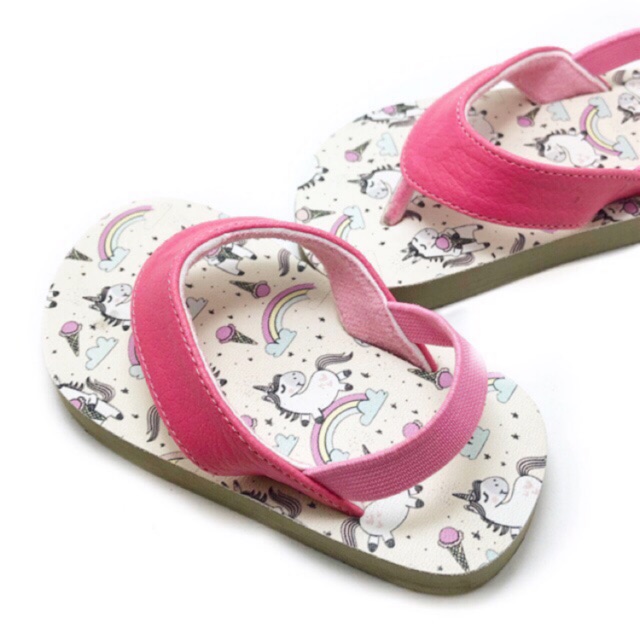  Sandal  Anak  Loklin RAINBOW UNICORN  Shopee Indonesia