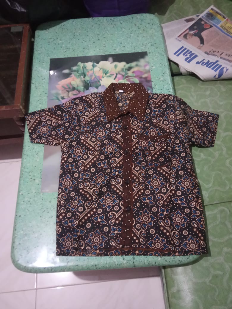 Batik Couple Keluarga Sania Ruffle Ori Ndoro Jowi Dnt Mataram