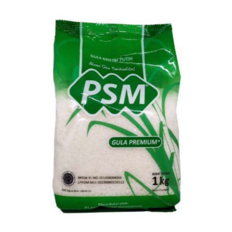 Jual Psm Gula Pasir Kristal Putih Premium 1 Kg Shopee Indonesia 6537