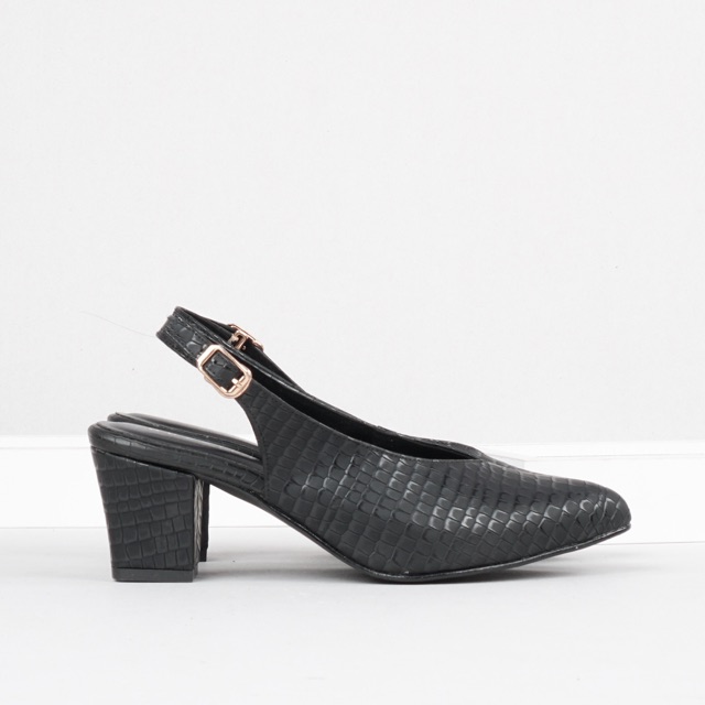 Captain Plaza - Guzzini M 509 - Sepatu Block Heels Croco-5